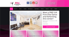 Desktop Screenshot of elitedancepac.com